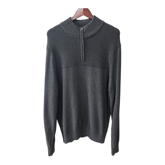 DOCKERS Men’s 3/4 Zip Sweater Size L - Picture 1 of 7